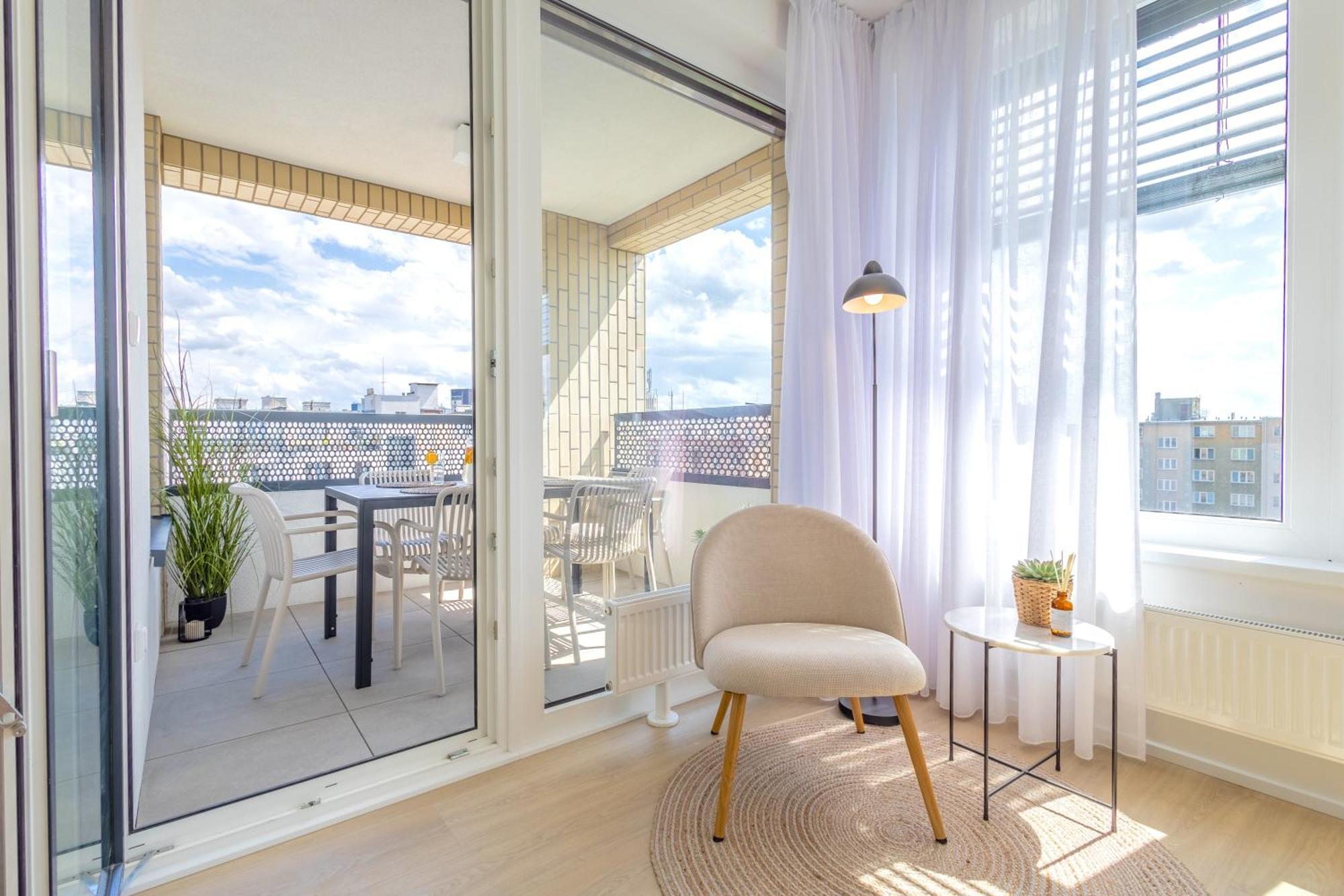 דירות Bright 2Br - 5Th Floor, Balcony, Free Parking By Gravity פראג מראה חיצוני תמונה